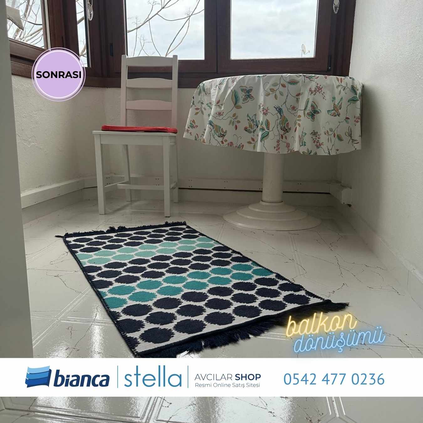Stella Shop Avcılar - Bianca Avcılar Bayisi Stella Shop Avcılar, Balkon Fayansı Boyama, Balkon Dekorasyon, Bianca Stella Boya